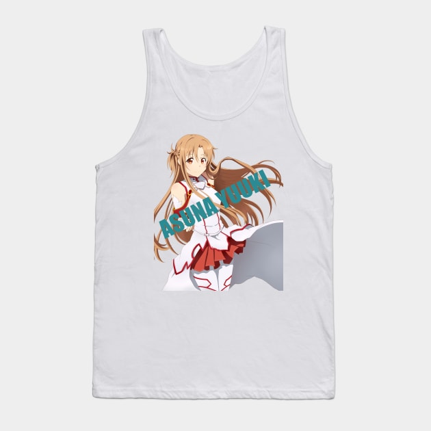 Asuna Yuukii Tank Top by CaptainMarvelMerch